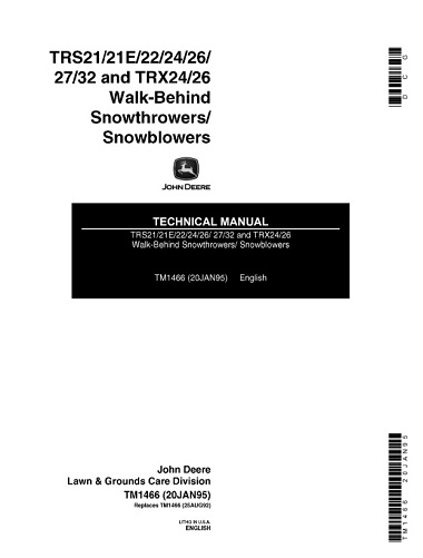 john deere trs21 manual