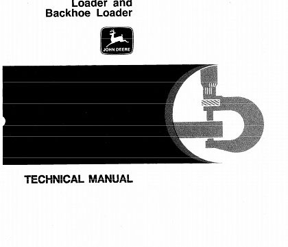 John Deere JD300-B Loader, Backhoe Loader Technical Manual