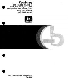 John Deere Combines Technical Manual